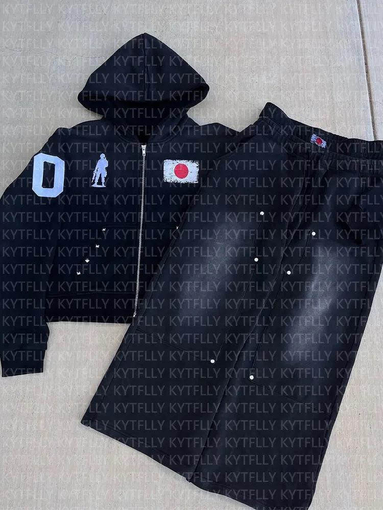 japan hoodie & jogger